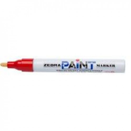 Zebra  Μαρκαδόρος Λαδιού 3.0mm Μέτρια Μύτη Κόκκινο (ZB-51013) (ZEB51013)