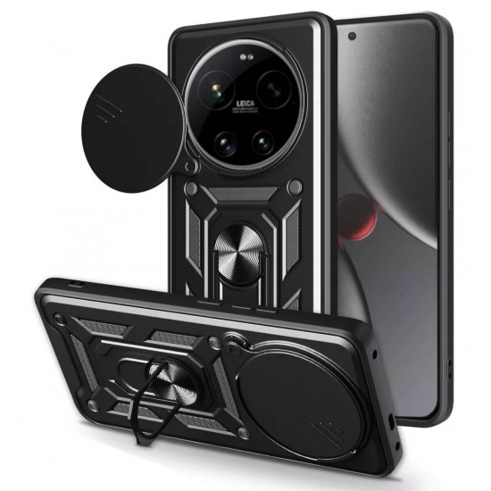 Bodycell Armor Slide Cover Case Xiaomi 17 Ultra Black
