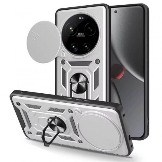 Bodycell Armor Slide Cover Case Xiaomi 17 Ultra Silver
