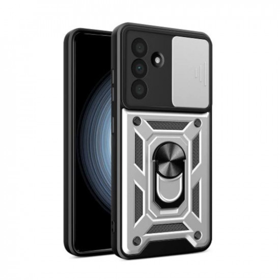Bodycell Armor Slide Cover Case Samsung S26 Plus 5G Silver