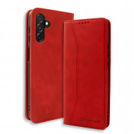 Bodycell Book Case Pu Leather Samsung A37 5G Red