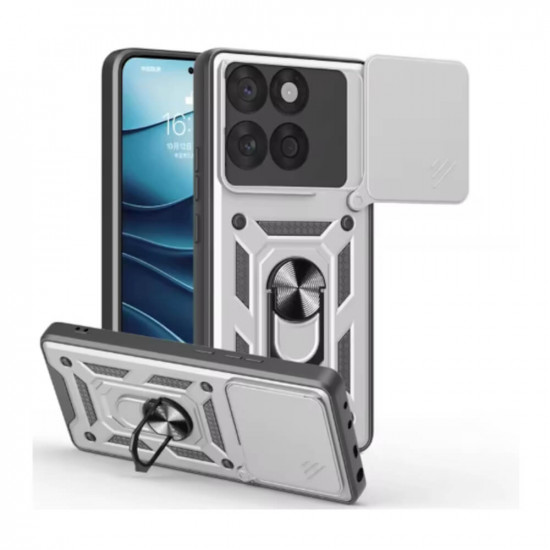 Bodycell Armor Slide Cover Case Motorola Edge 70 Fusion Silver