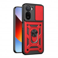 Bodycell Armor Slide Cover Case Xiaomi Redmi A7 Pro 4G Red