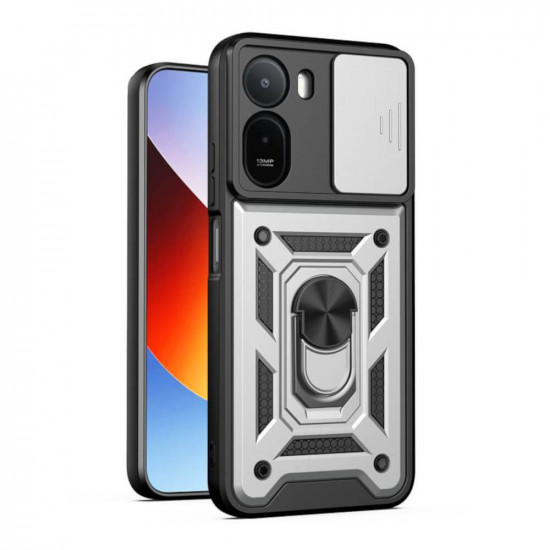 Bodycell Armor Slide Cover Case Xiaomi Poco C81/C81 Pro Silver