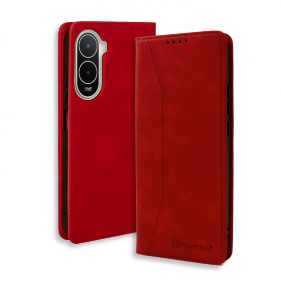 Bodycell Book Case Pu Leather Xiaomi Poco C81/C81 Pro Red