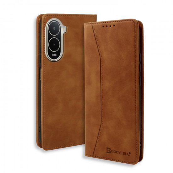 Bodycell Book Case Pu Leather Xiaomi Redmi A7 Pro 4G Brown