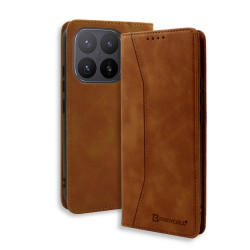 Bodycell Book Case Pu Leather Xiaomi 17T Pro Brown