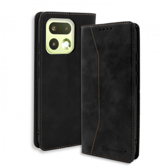Bodycell Book Case Pu Leather Realme 16 Pro Plus Black