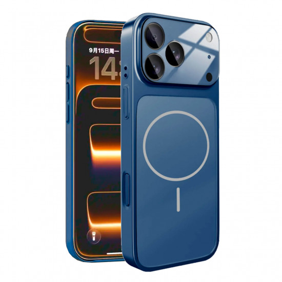 Bodycell AG Glass Magsafe Cover iPhone 17 Pro Max Blue