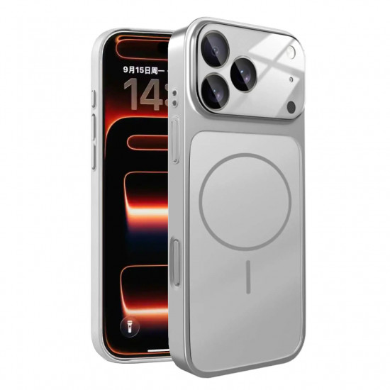 Bodycell AG Glass Magsafe Cover iPhone 17 Pro Max Silver