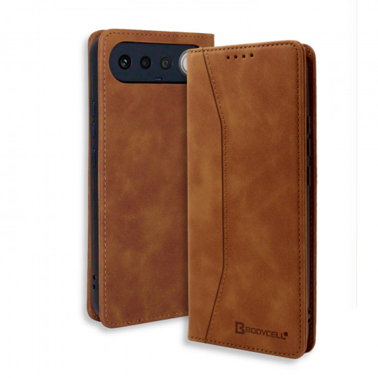 Bodycell Book Case Pu Leather Realme 16 5G Brown