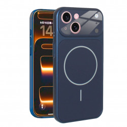 Bodycell AG Glass Magsafe Cover iPhone 15 Blue