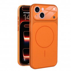 Bodycell AG Glass Magsafe Cover iPhone 15 Orange