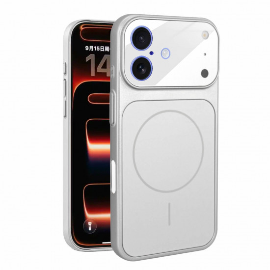 Bodycell AG Glass Magsafe Cover iPhone 16 Silver