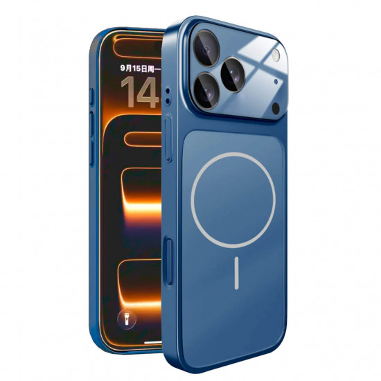 Bodycell AG Glass Magsafe Cover iPhone 18 Pro Max Blue