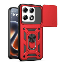 Bodycell Armor Slide Cover Case Motorola Edge 70 Pro/70 Pro Plus Red