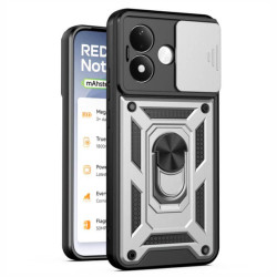 Bodycell Armor Slide Cover Case Xiaomi Note 17 4G/5G Silver