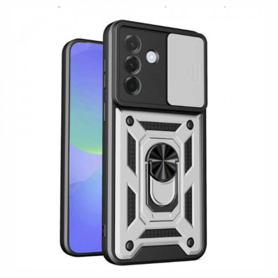 Bodycell Armor Slide Cover Case Samsung A27 Silver