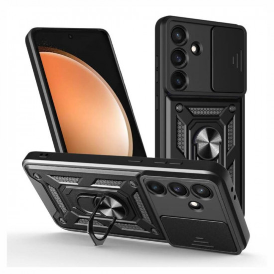 Bodycell Armor Slide Cover Case Samsung S26 FE 5G Black