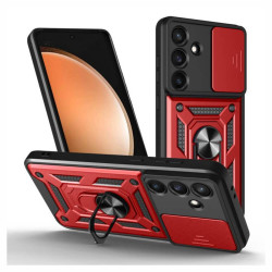 Bodycell Armor Slide Cover Case Samsung S26 FE 5G Red