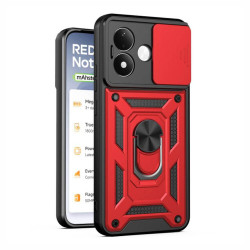 Bodycell Armor Slide Cover Case Xiaomi Note 17 Pro 5G Red