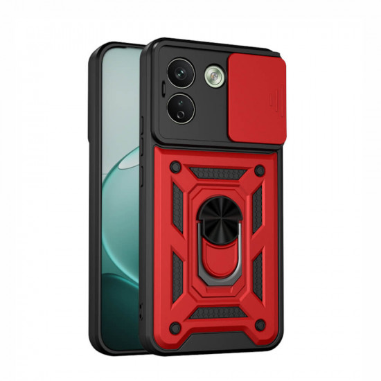 Bodycell Armor Slide Cover Case Xiaomi Note 17 Pro Max 5G Red