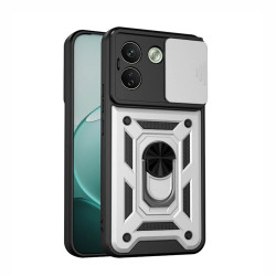 Bodycell Armor Slide Cover Case Xiaomi Note 17 Pro Max 5G Silver