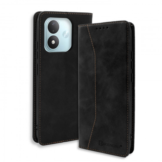 Bodycell Book Case Pu Leather Xiaomi Note 17 4G/5G Black