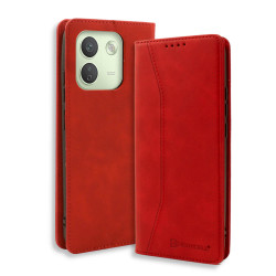 Bodycell Book Case Pu Leather Xiaomi Note 17 Pro Max 5G Red