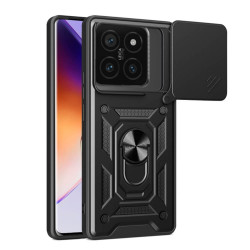 Bodycell Armor Slide Cover Case Xiaomi 14T 5G Black