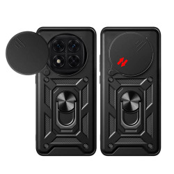 Bodycell Armor Slide Cover Case Xiaomi Note 14 Pro 4G Black