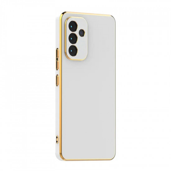 Bodycell Gold Plated Silicon Samsung S24 FE White