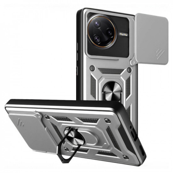 Bodycell Armor Slide Cover Case Xiaomi Poco F7 Ultra Silver