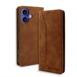 Bodycell Book Case Pu Leather iPhone 17  Brown