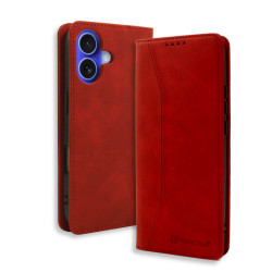Bodycell Book Case Pu Leather iPhone 17  Red