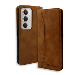Bodycell Book Case Pu Leather Xiaomi Redmi 15 4G Brown
