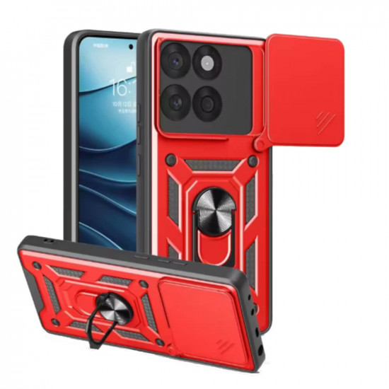 Bodycell Armor Slide Cover Case Motorola Edge 60 5G/60 Fusion Red