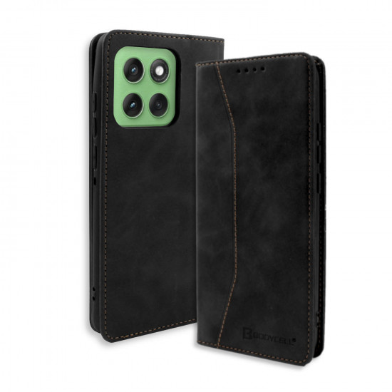 Bodycell Book Case Pu Leather Motorola Edge 60/60 Pro/60 Fusion 5G Black