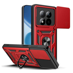 Bodycell Armor Slide Cover Case Xiaomi Note 15 Pro 5G Red
