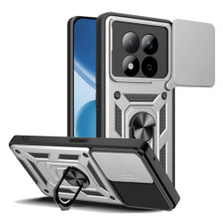 Bodycell Armor Slide Cover Case Xiaomi Note 15 Pro Plus Silver