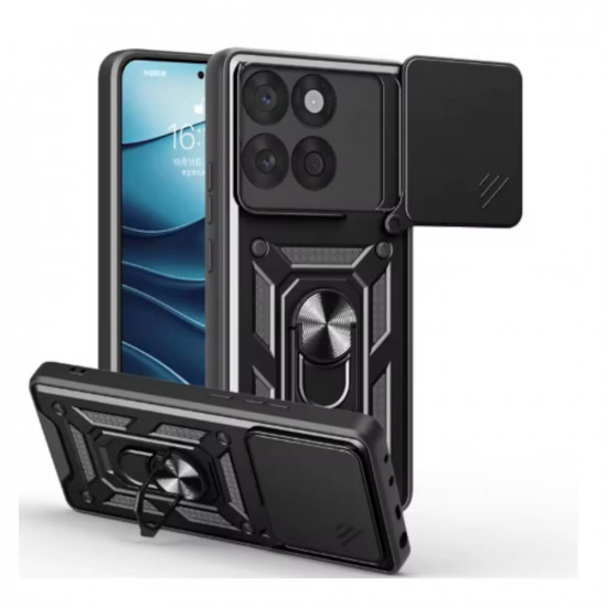 Bodycell Armor Slide Cover Case Motorola Edge 70 5G Black
