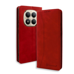 Bodycell Book Case Pu Leather Xiaomi Note 15 Pro Plus Red