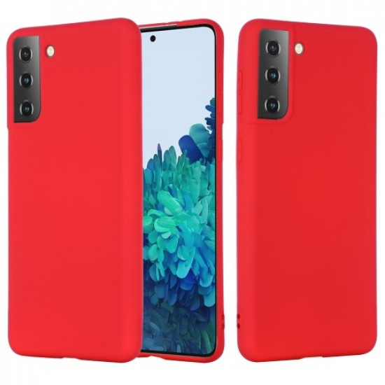 My Colors Liquid Silicon For Samsung S21  Red