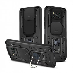 Bodycell Armor Slide Cover Case Xiaomi Poco X3/X3 Pro Black