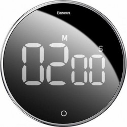 BASEUS HEYO ΧΡΟΝΟΜΕΤΡΟ ΑΝΤΙΣΤΡΟΦΗΣ ΜΕΤΡΗΣΗΣ ΚΟΥΖΙΝΑΣ, ΜΑΥΡΟ