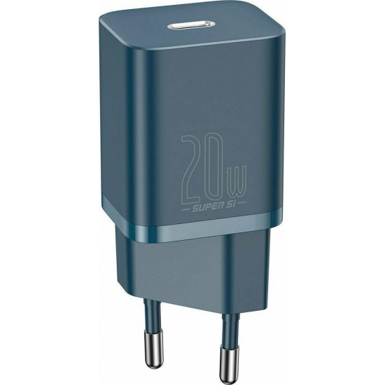 BASEUS SUPER SI ΦΟΡΤΙΣΤΗΣ ΓΡΗΓΟΡΗΣ ΦΟΡΤΙΣΗΣ, 20W, ΜΠΛΕ