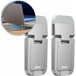 BASEUS SLIM, ΠΟΔΑΡΑΚΙΑ ΓΙΑ LAPTOP, 2 ΤΕΜΑΧΙΑ, ΑΣΗΜΙ
