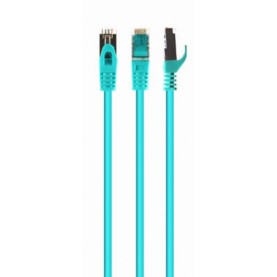 CABLEXPERT ΚΑΛΩΔΙΟ S/FTP CAT6A 1m, LSZH, ΠΡΑΣΙΝΟ