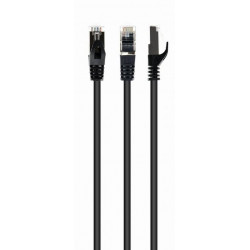 CABLEXPERT ΚΑΛΩΔΙΟ S/FTP CAT6A 0.25m, LSZH, ΜΑΥΡΟ