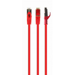CABLEXPERT ΚΑΛΩΔΙΟ S/FTP CAT6A 0.5m, LSZH, ΚΟΚΚΙΝΟ
